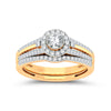 10K 0.50ct Diamond Bridal Ring