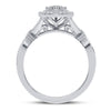 10K 0.13CT DIAMOND RING