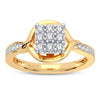 10K 0.10CT DIAMOND RING