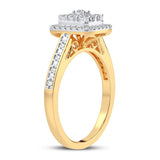 10K 0.20CT DIAMOND RING