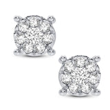 10K 0.75CT DIAMOND EARRING