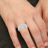 10K 0.25ct Diamond Mens Ring