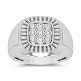 10K 0.20ct Diamond Mens Ring