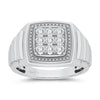 10K 0.20ct Diamond Mens Ring