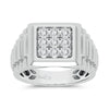 10K 0.15ct Diamond Mens Ring