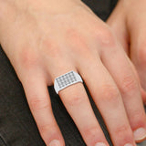 10K 0.20ct Diamond Mens Ring