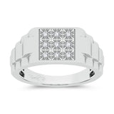 10K 0.16ct Diamond Mens Ring