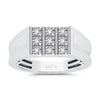 10K 0.15ct Diamond Mens Ring