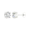 14K 4.00CT Certified Lab Grown Diamond Earrings ( IGI Certified )