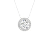 14K 1.62CT Certified Lab Grown Diamond Pendant ( IGI Certified )