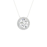 14K 1.62CT Certified Lab Grown Diamond Pendant ( IGI Certified )