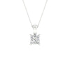 14K 1.00CT Certified Lab Grown Diamond Pendant ( IGI Certified )