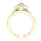 14K 1.75CT  Lab Grown Diamond Bridal Ring