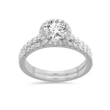 14K 1.75CT Lab Grown Diamond Bridal Set