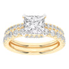14K 2.44CT Certified Lab Grown Diamond Bridal Set